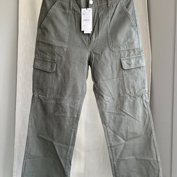 Zara Khaki Trousers - Picture 2 of 3